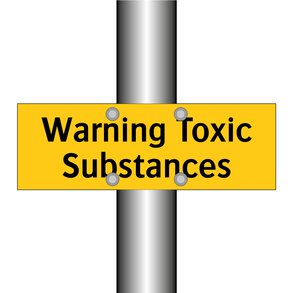 Warning Toxic Substances