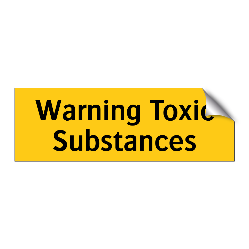 Warning Toxic Substances