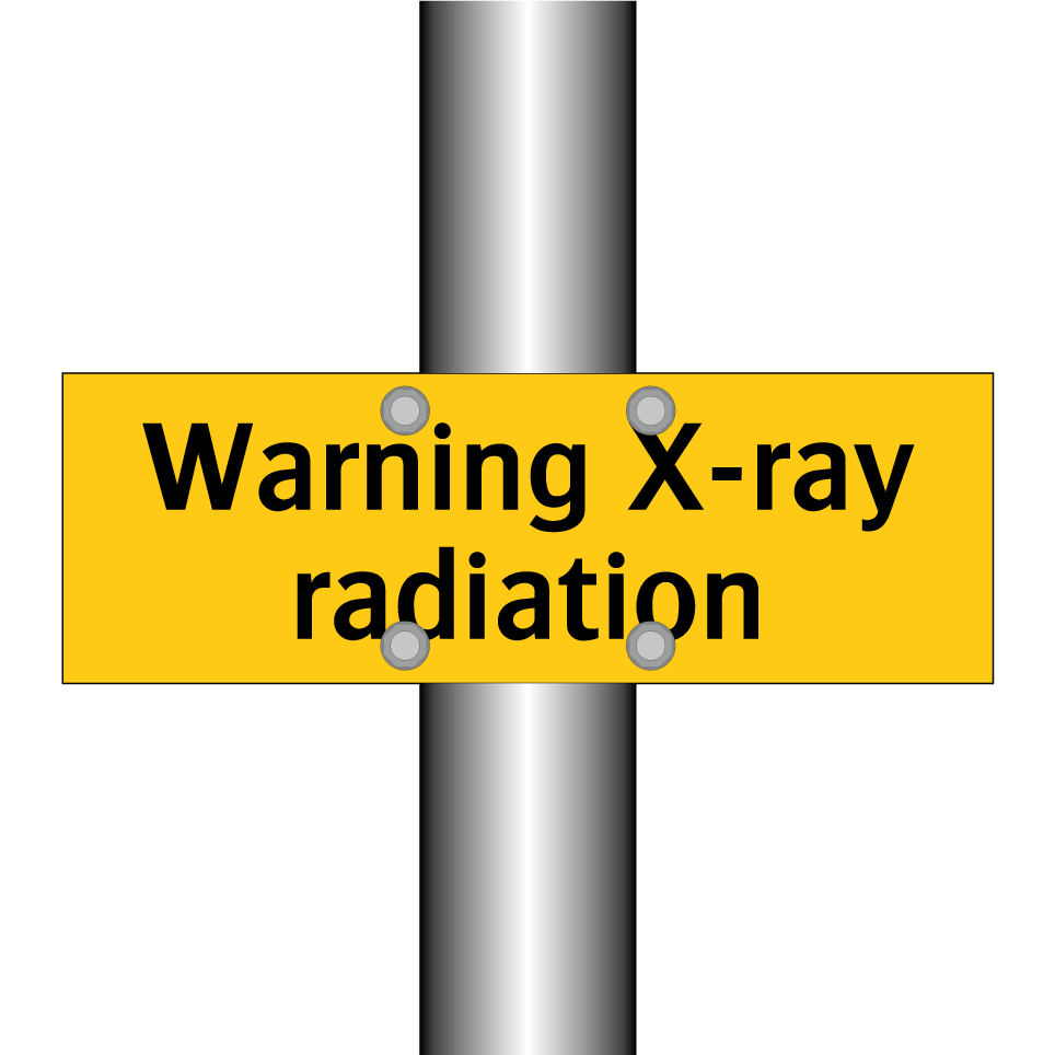 Warning X-ray radiation