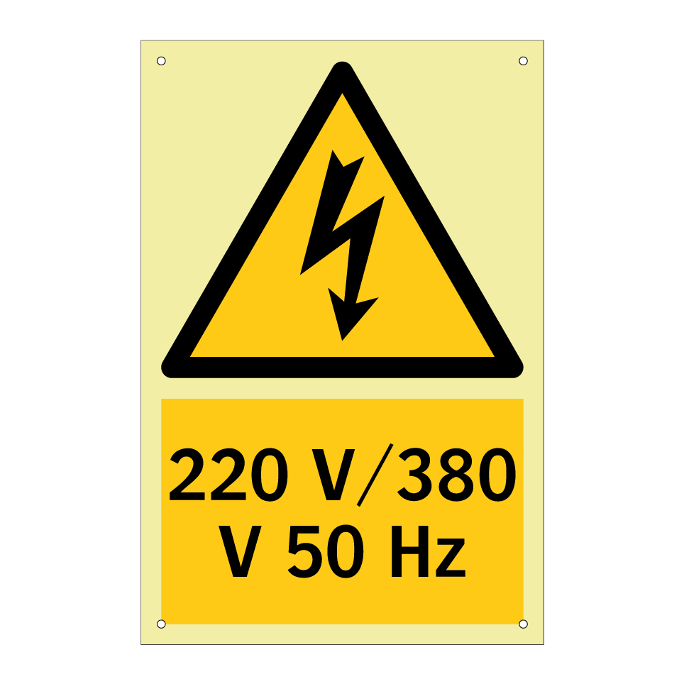220 V/380 V 50 Hz