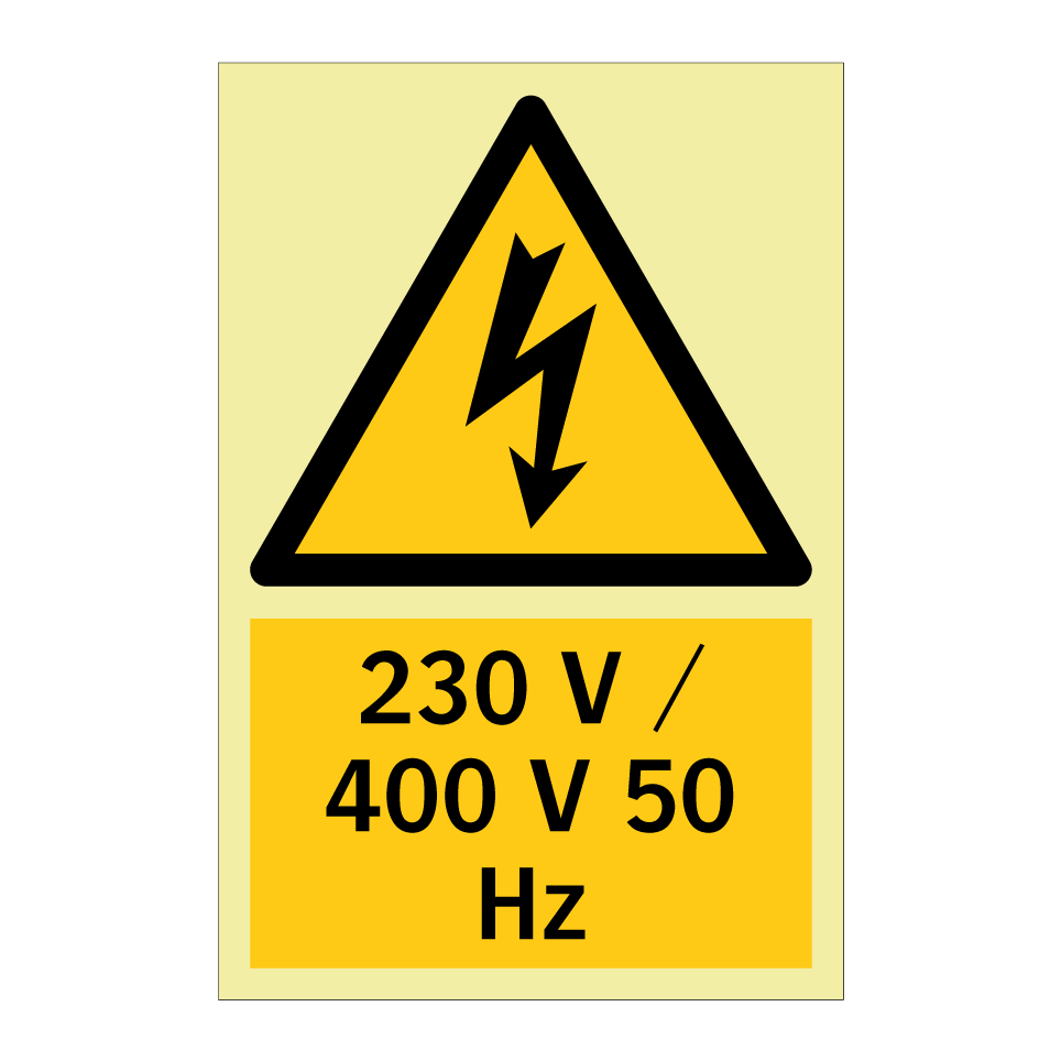 230 V / 400 V 50 Hz