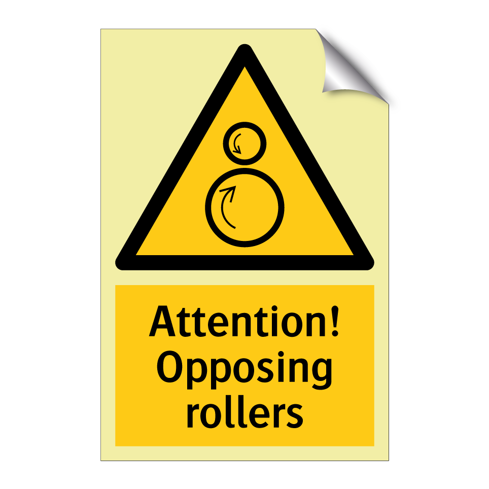 Attention! Opposing rollers