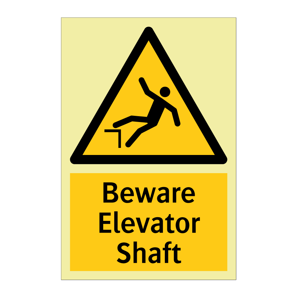 Beware Elevator Shaft