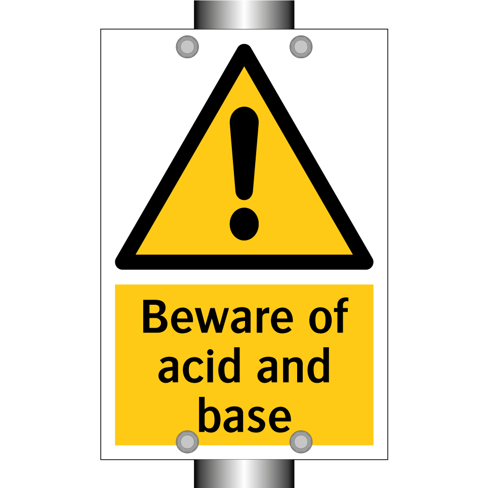 Beware of acid and base