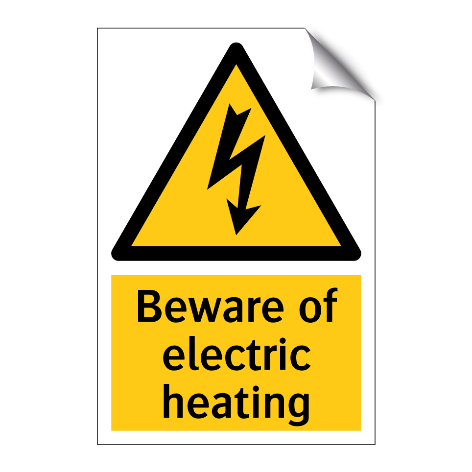Beware of electric heating