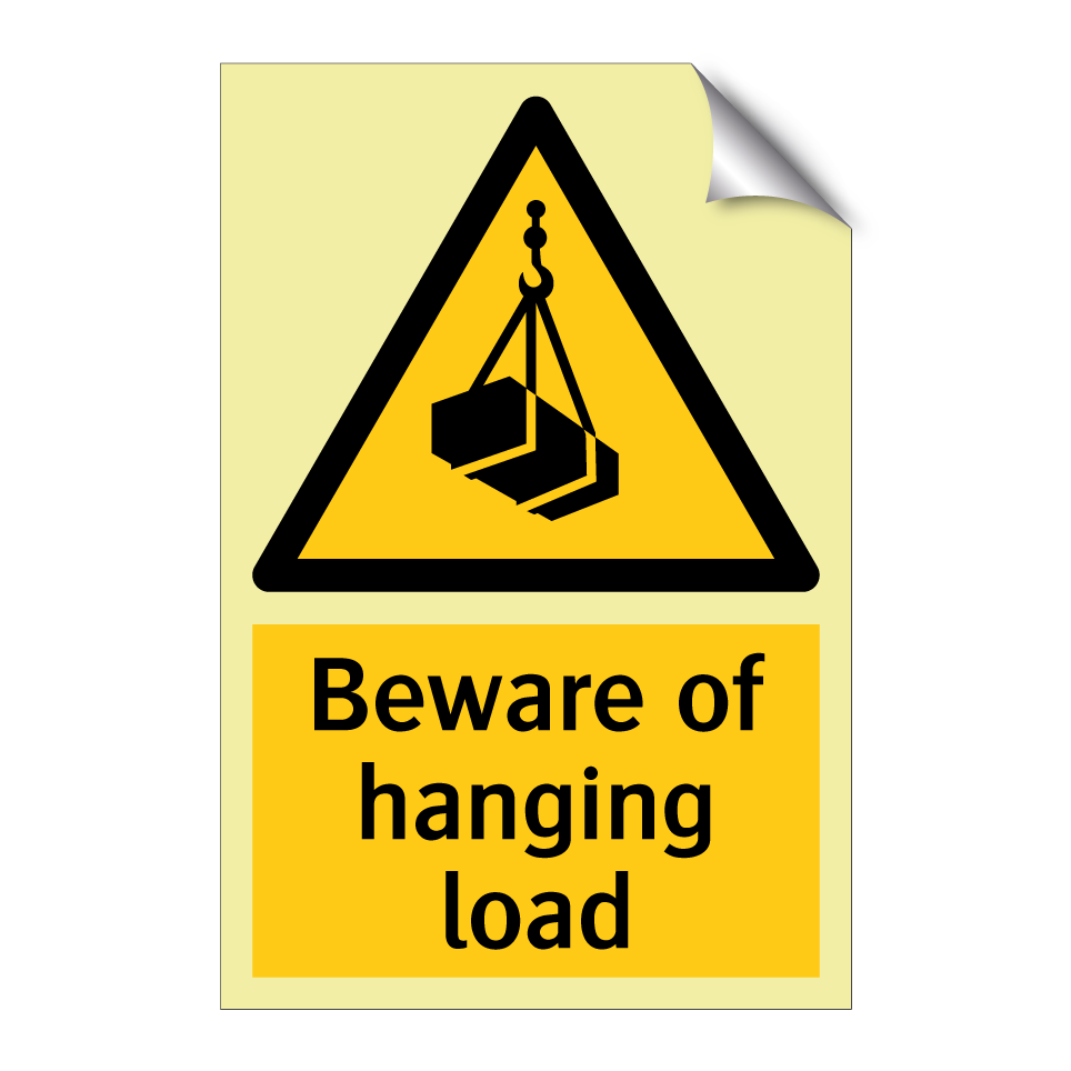 Beware of hanging load