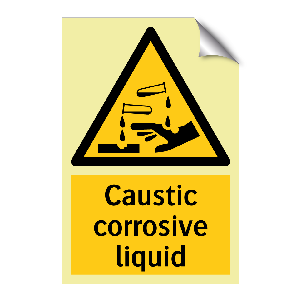 Caustic corrosive liquid