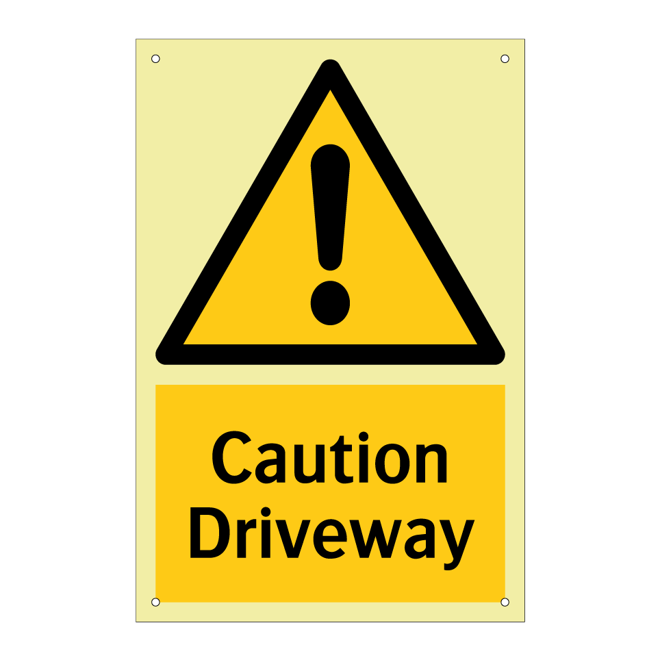 Caution Driveway