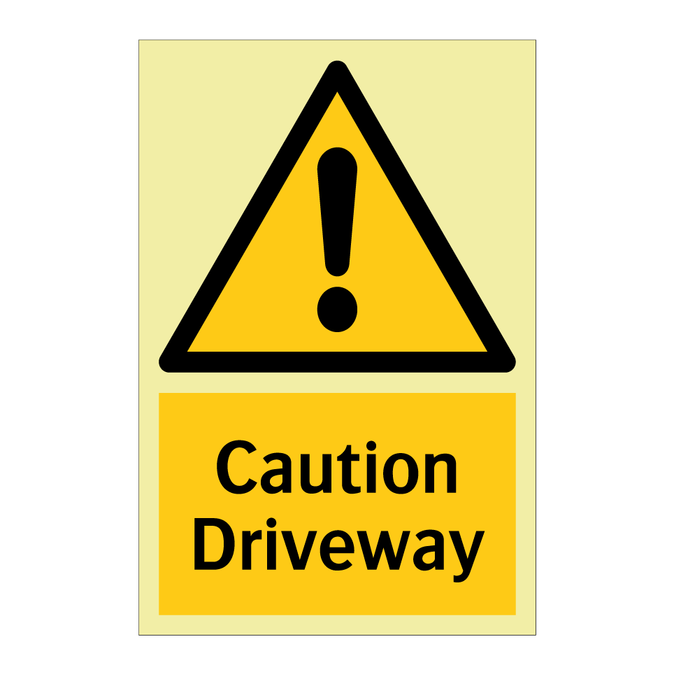 Caution Driveway
