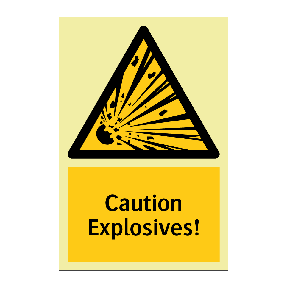 Caution Explosives!