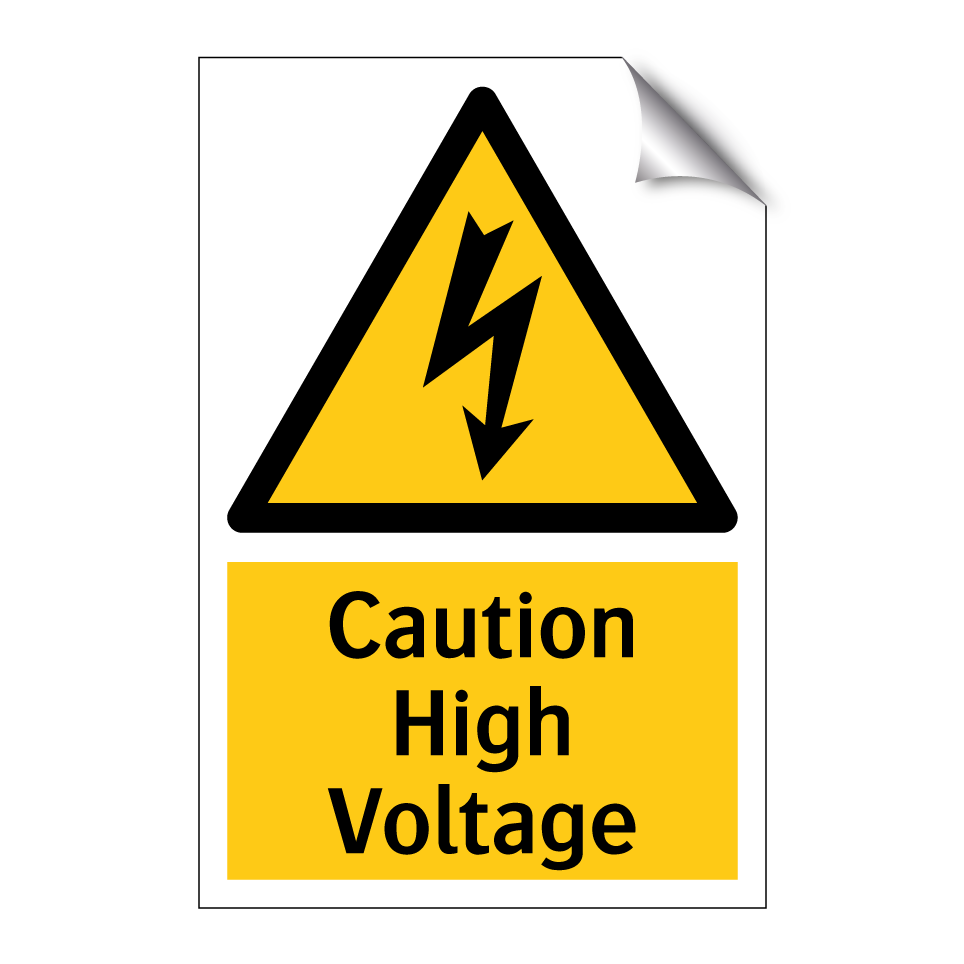 Caution High Voltage
