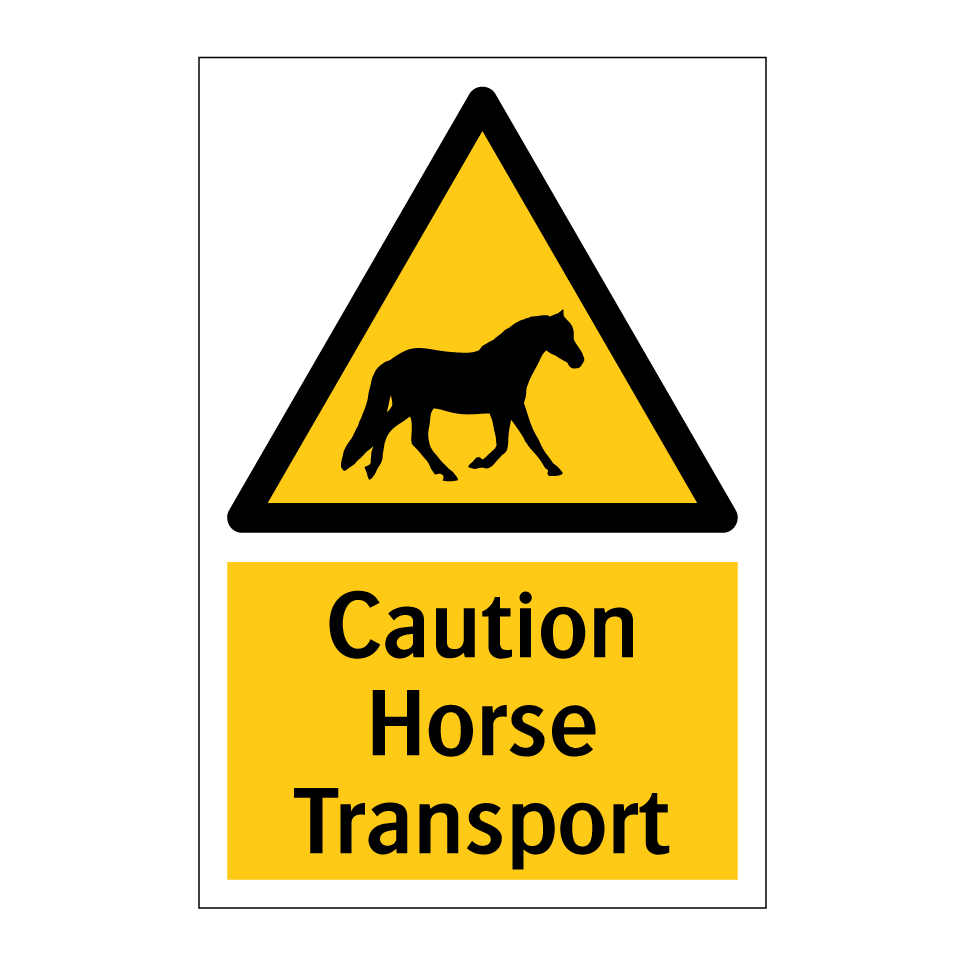 Caution Horse Transport
