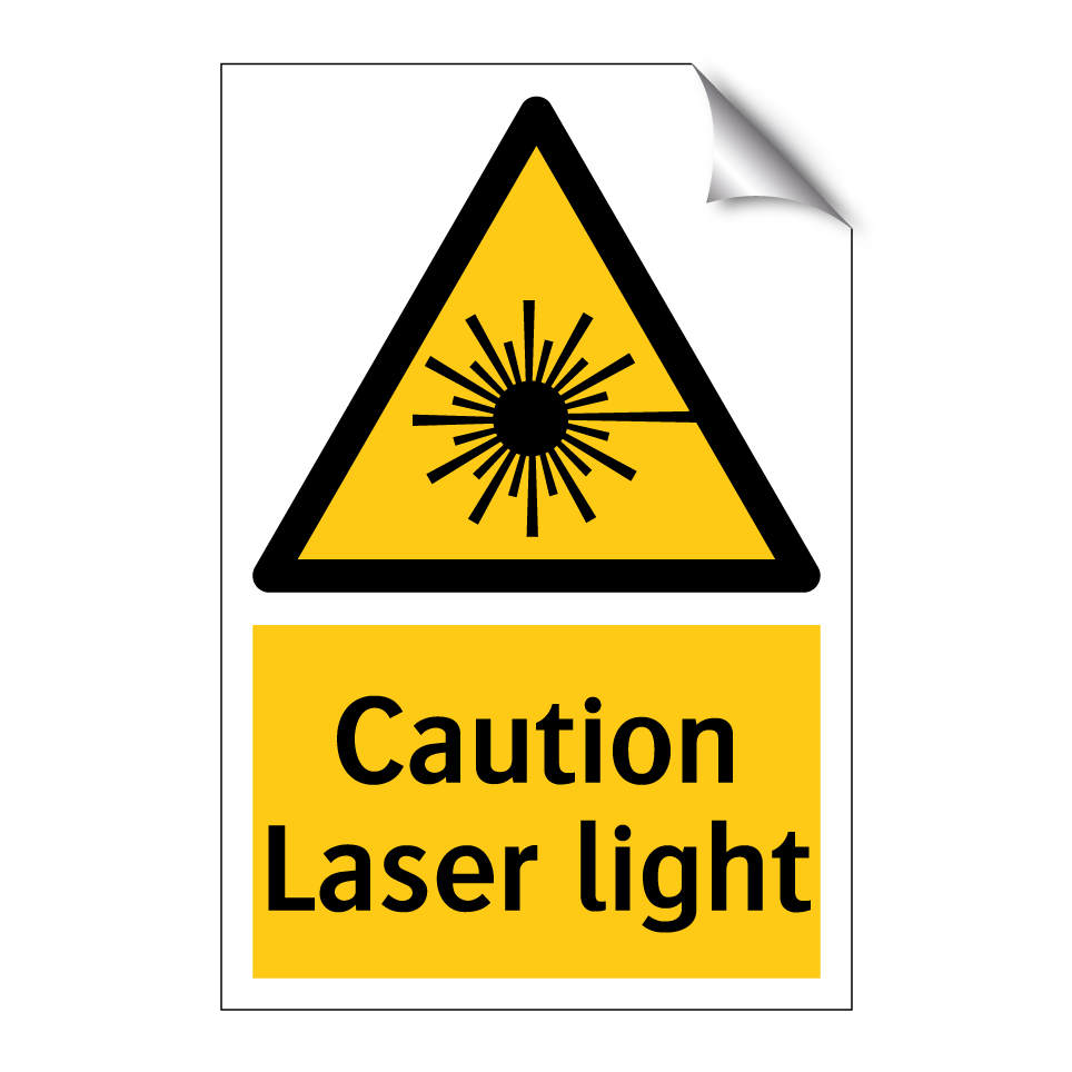 Caution Laser light