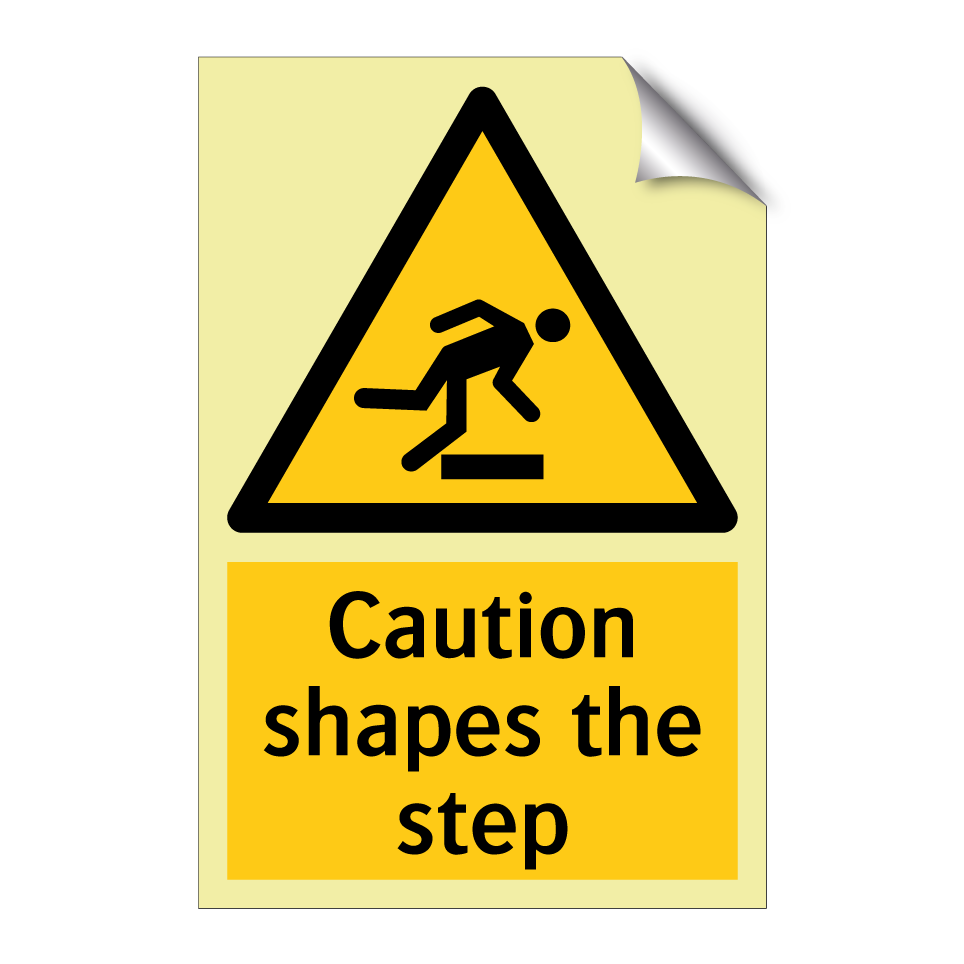 Caution shapes the step