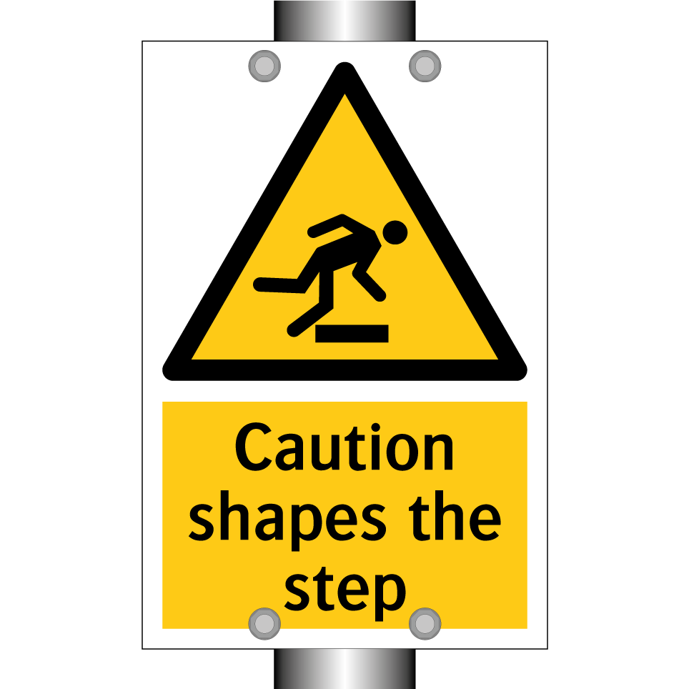 Caution shapes the step