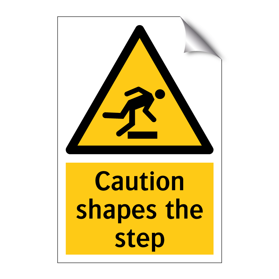 Caution shapes the step