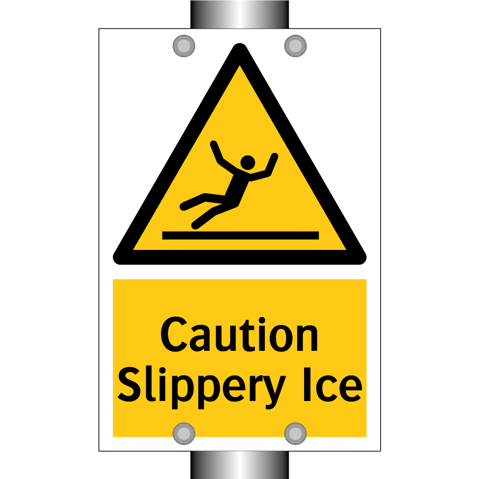 Caution Slippery Ice