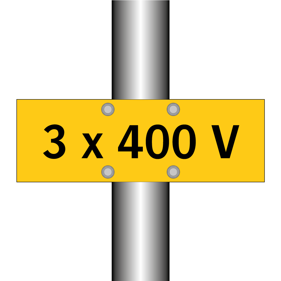 3 x 400 V
