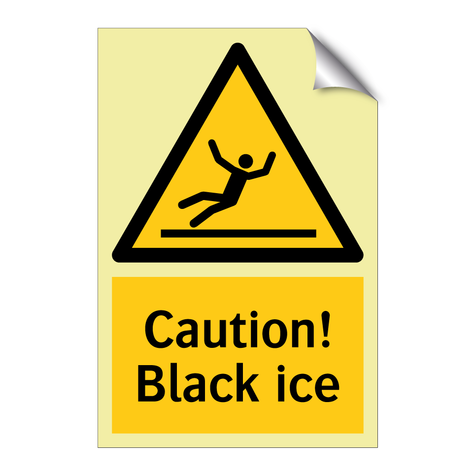 Caution! Black ice