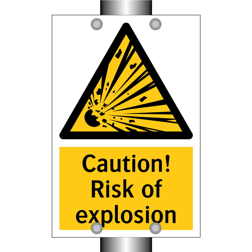 Caution! Risk of explosion