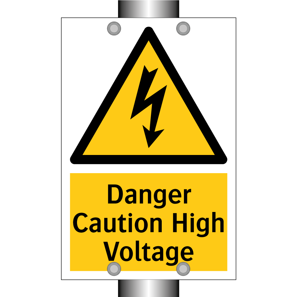 Danger Caution High Voltage