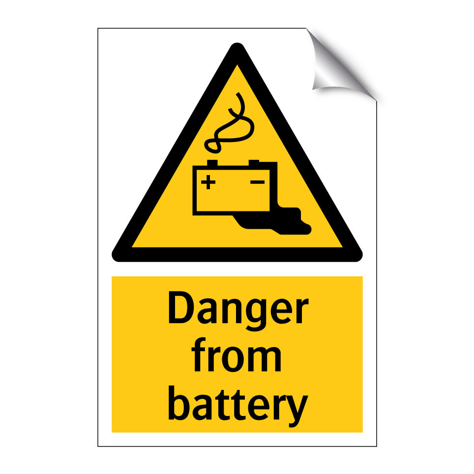 Danger from battery
