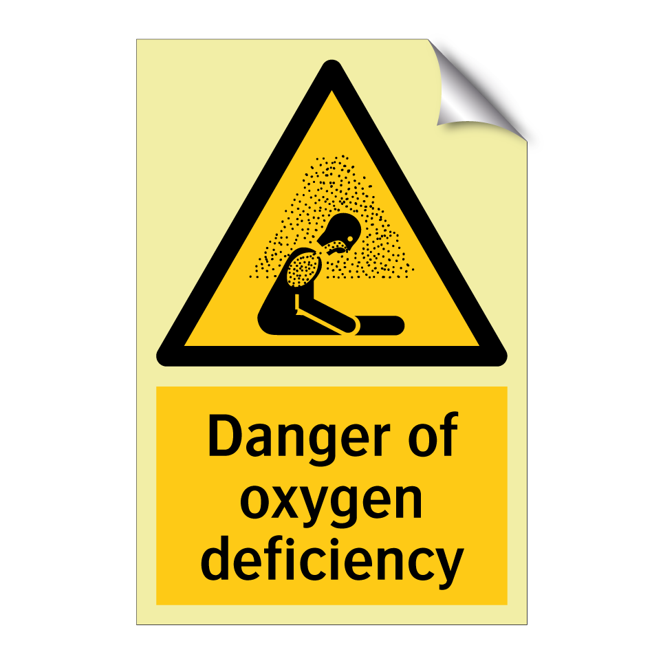 Danger of oxygen deficiency