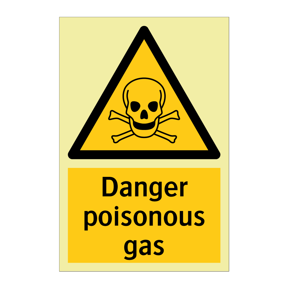Danger poisonous gas