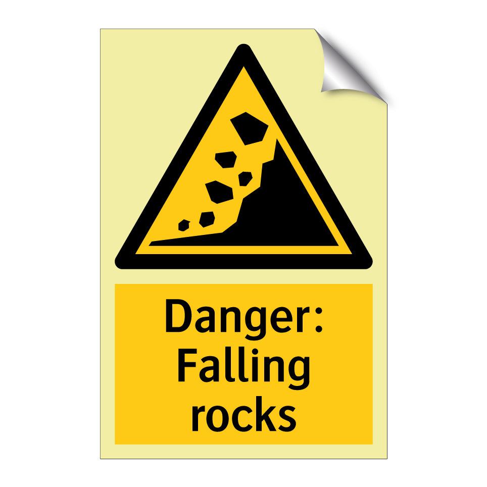Danger: Falling rocks