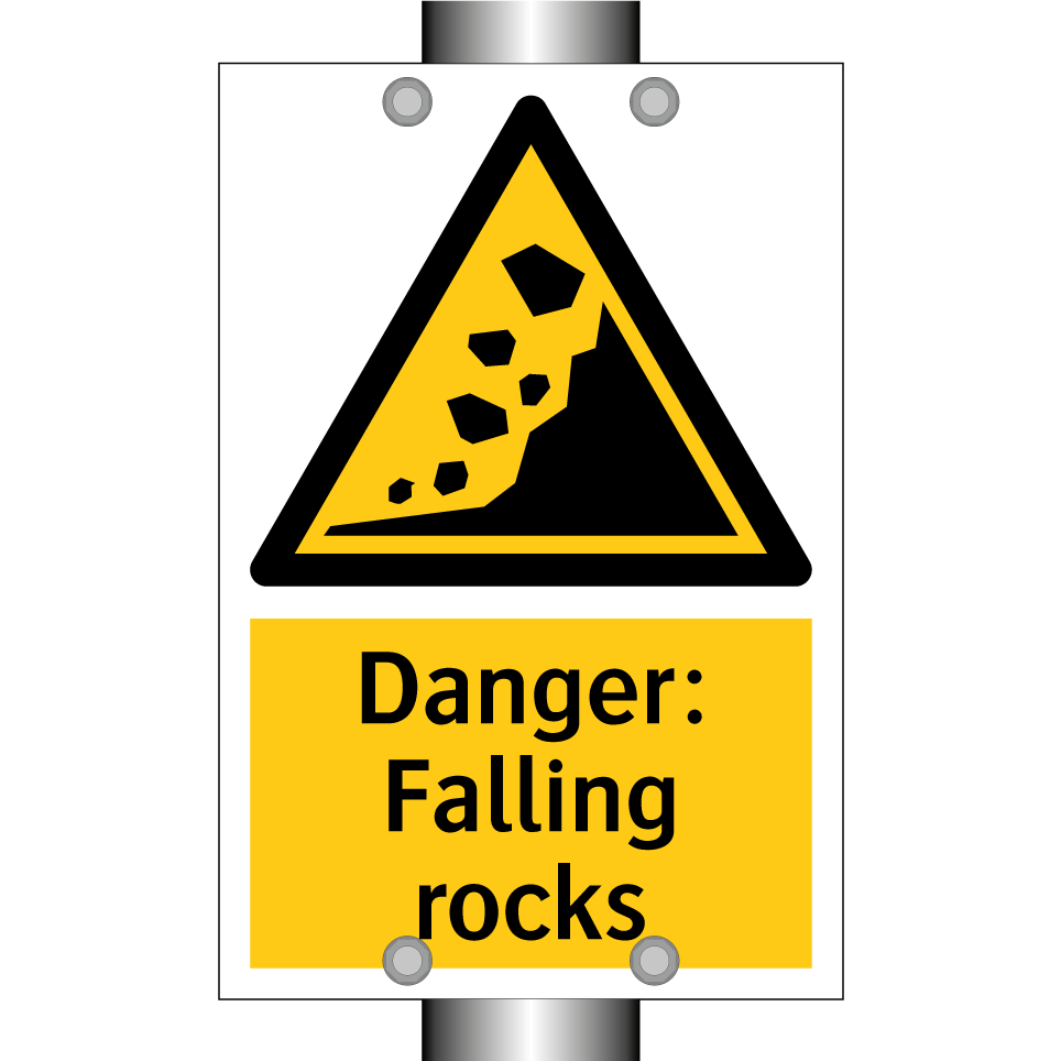 Danger: Falling rocks