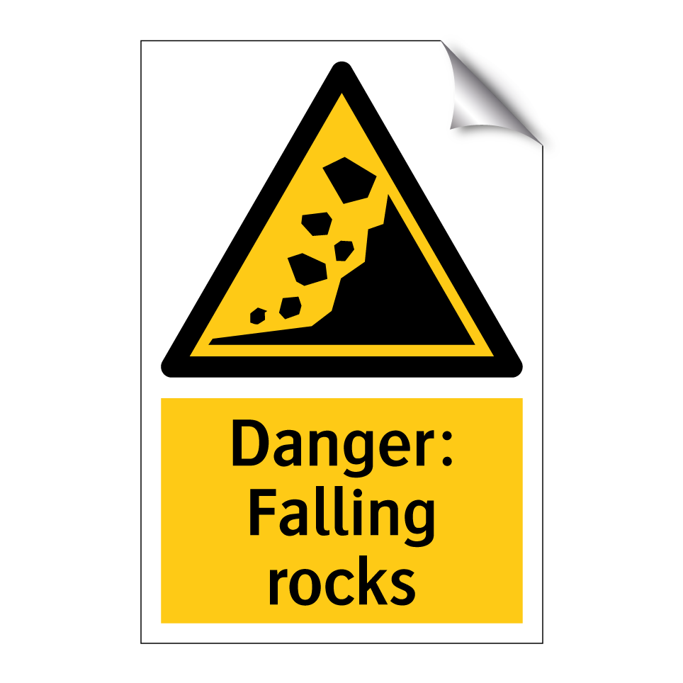 Danger: Falling rocks
