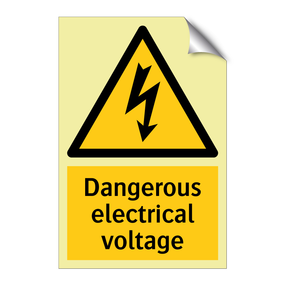 Dangerous electrical voltage