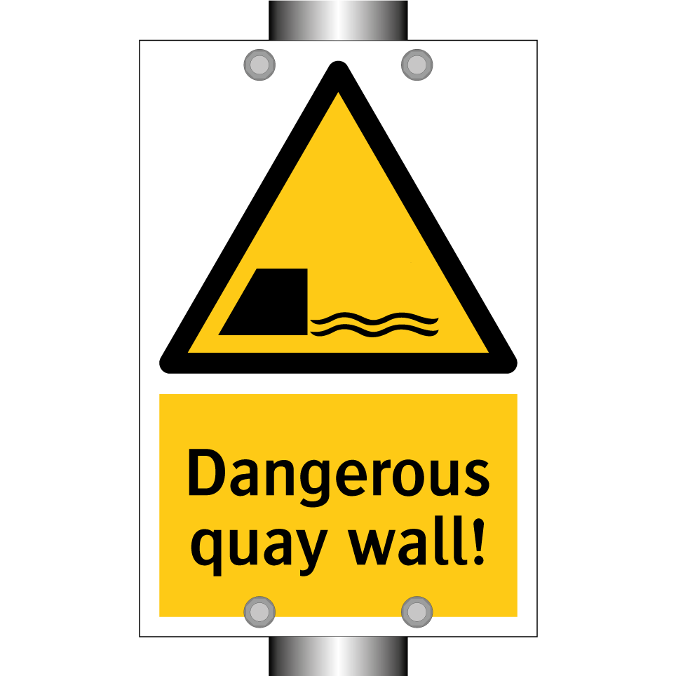 Dangerous quay wall!