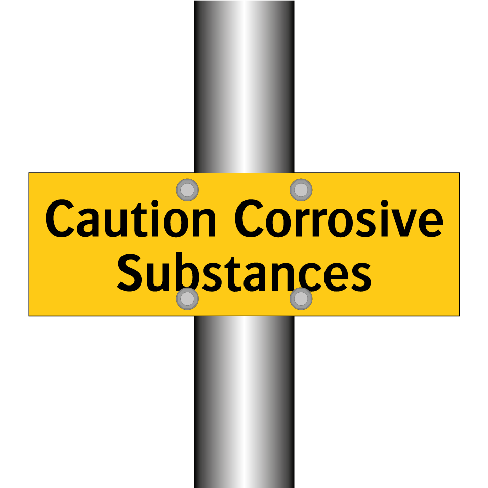 Caution Corrosive Substances