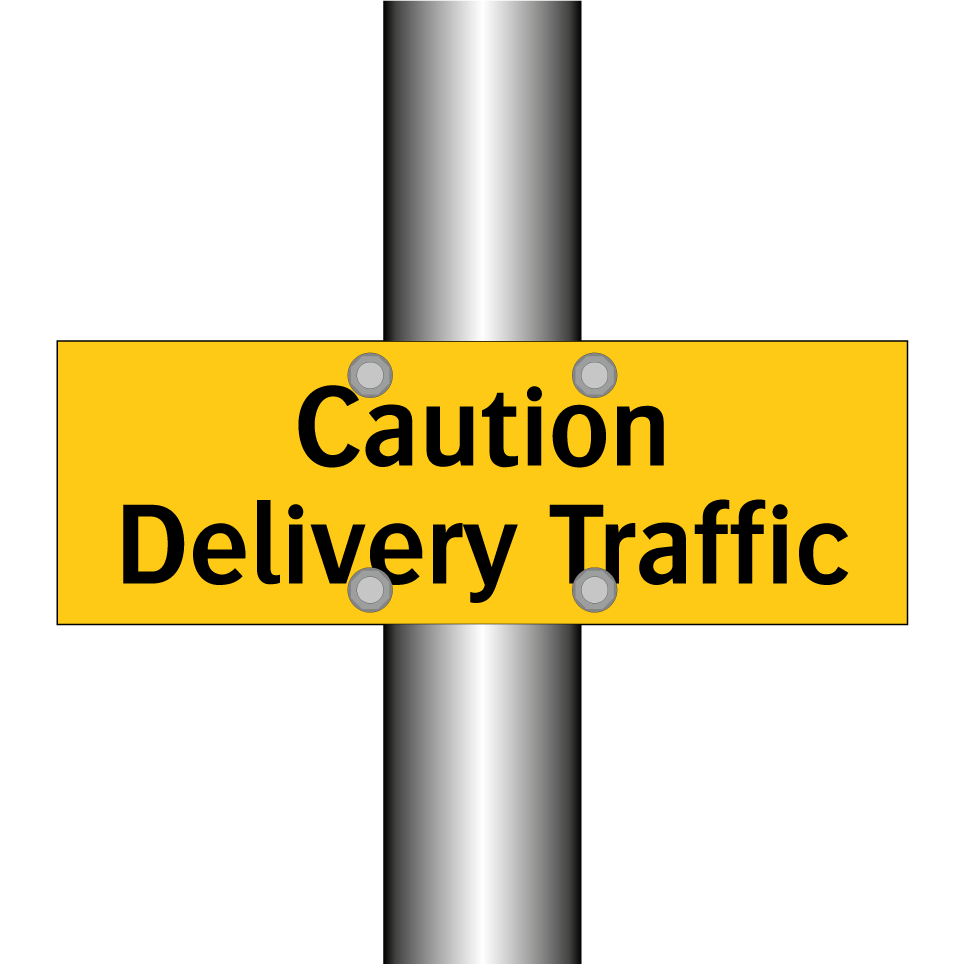 Caution Delivery Traffic