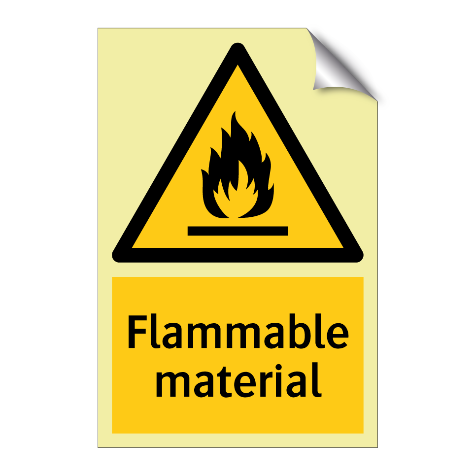 Flammable material