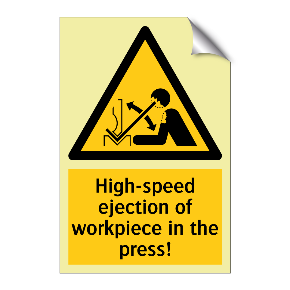 High-speed ejection of workpiece in the press!
