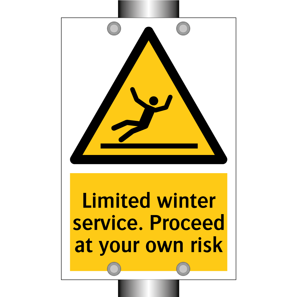 Limited winter service. Proceed at your own risk