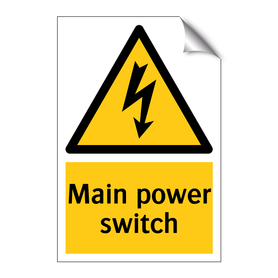 Main power switch