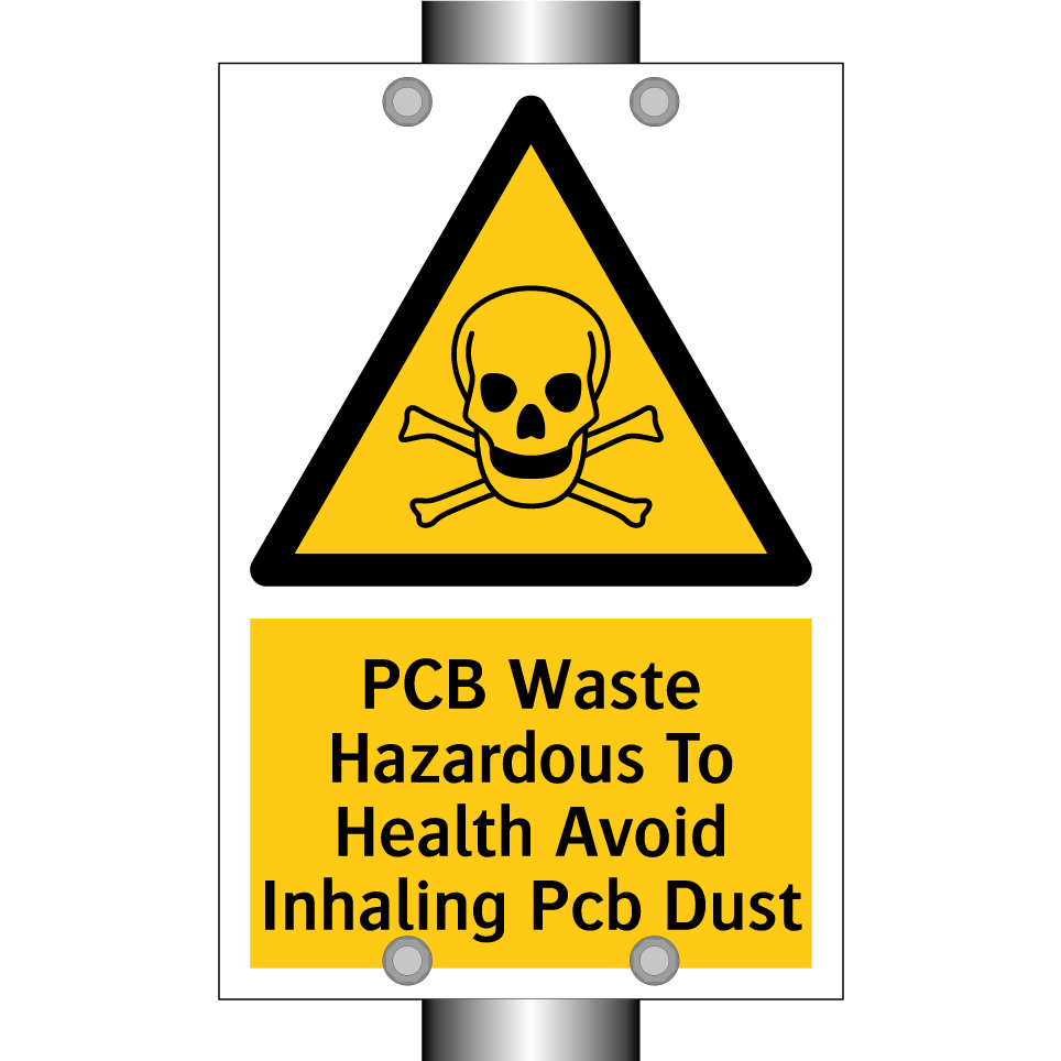 PCB Waste Hazardous To Health Avoid Inhaling Pcb Dust