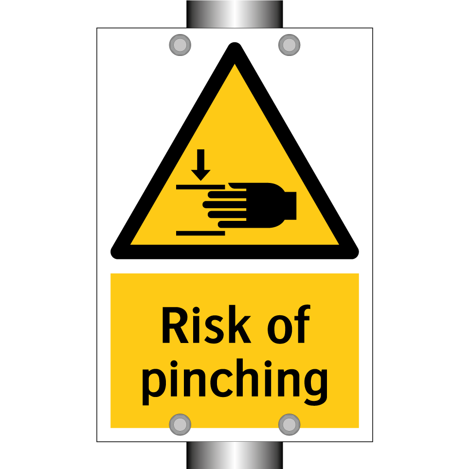 Risk of pinching