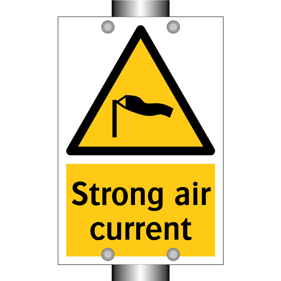 Strong air current