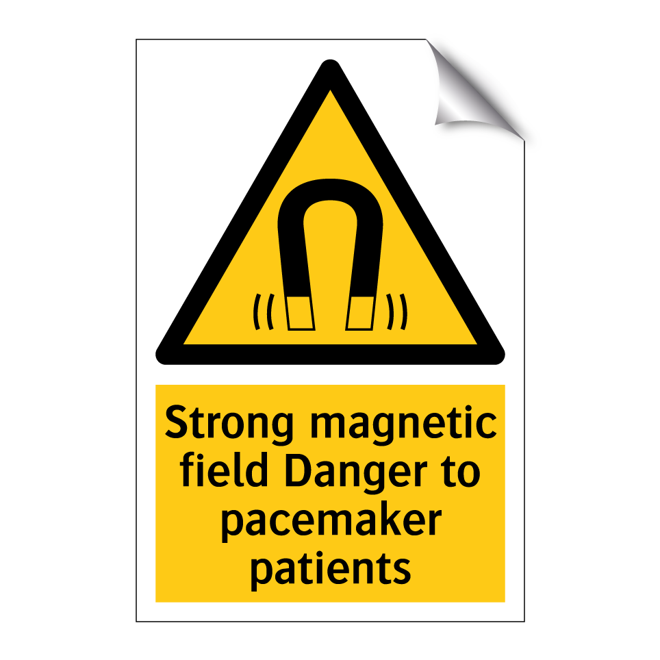 Strong magnetic field Danger to pacemaker patients