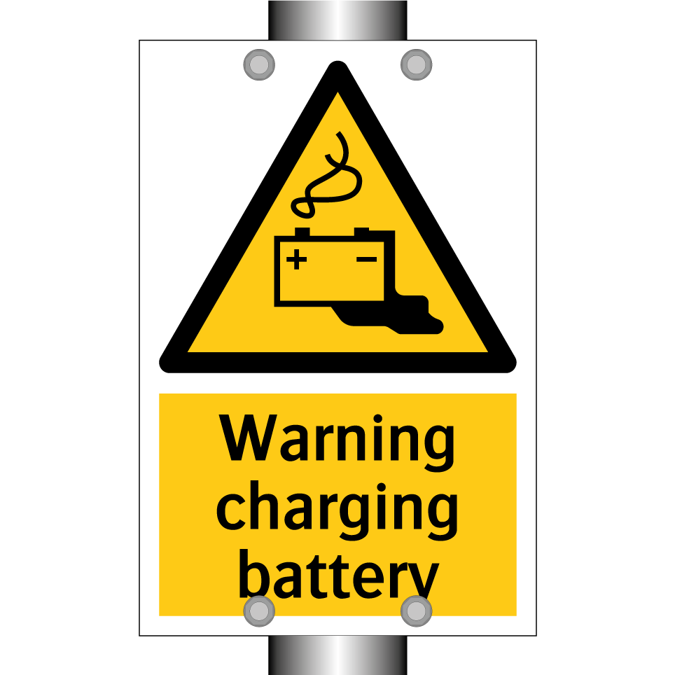 Warning charging battery