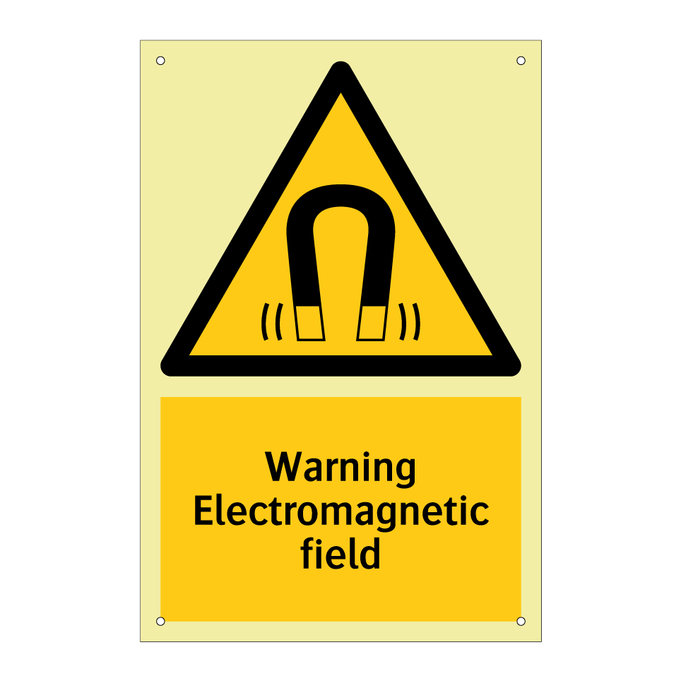 Warning Electromagnetic field