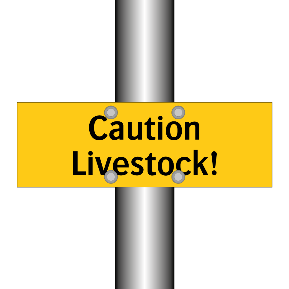 Caution Livestock!