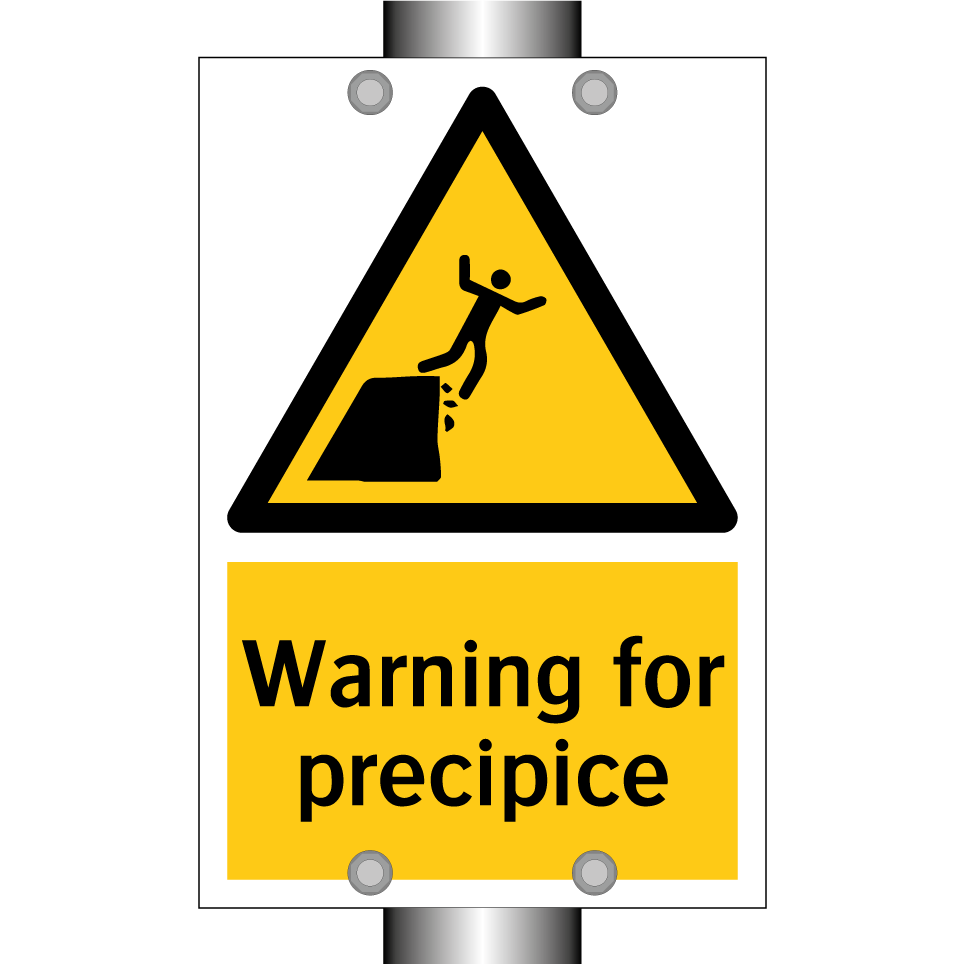 Warning for precipice