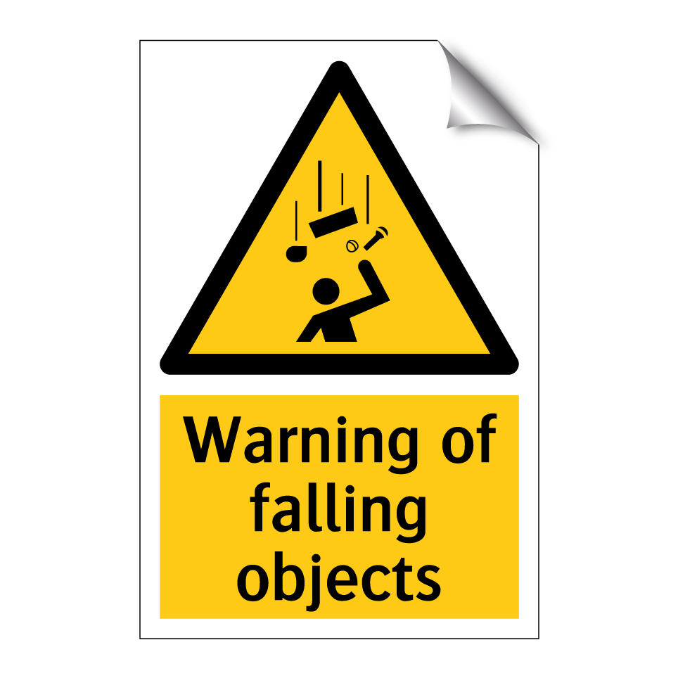 Warning of falling objects