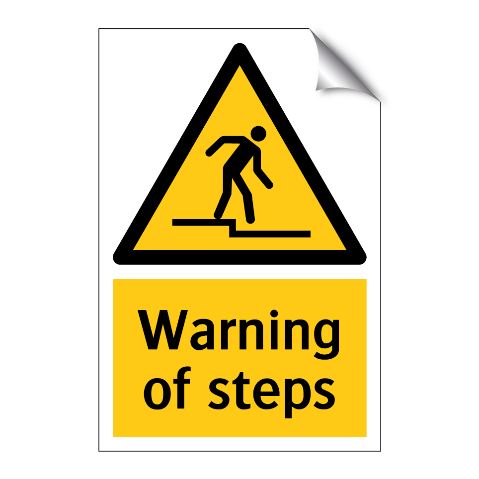Warning of steps