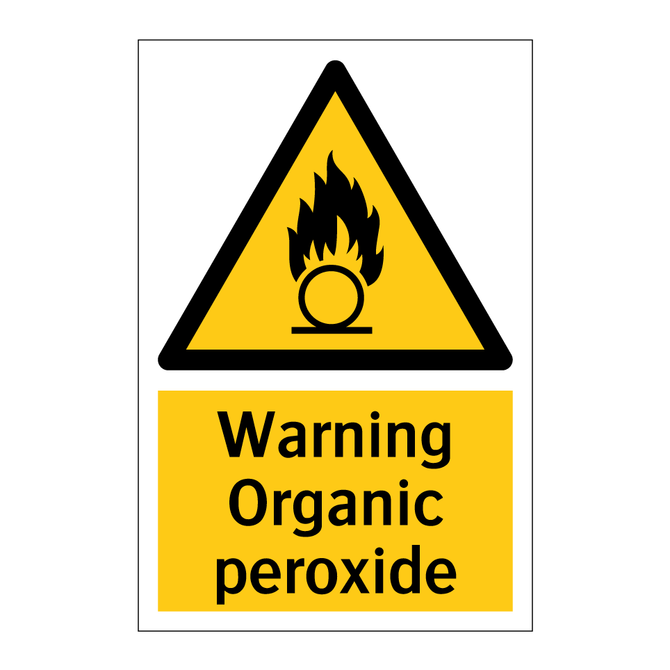 Warning Organic peroxide